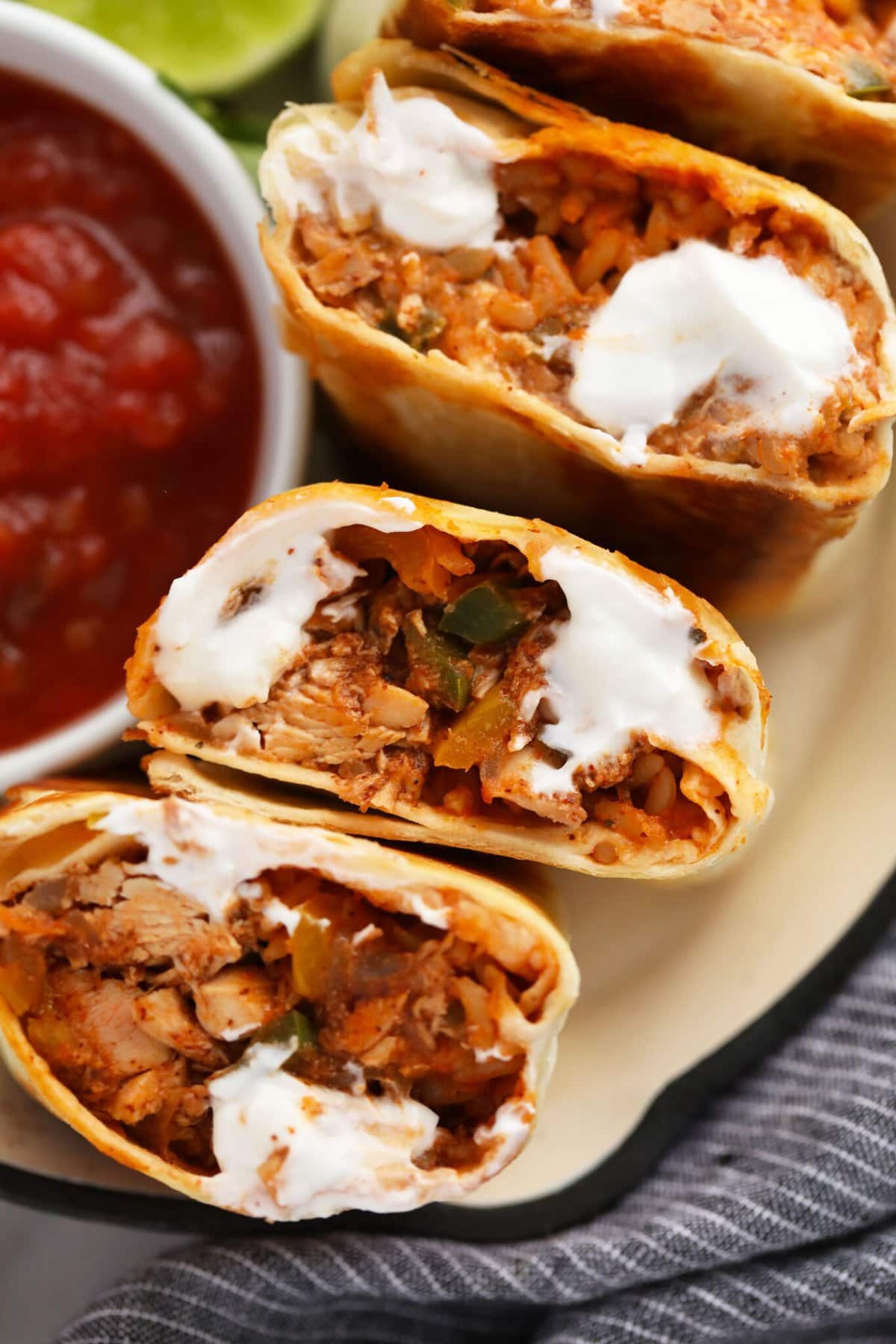 Zesty Chicken Burrito Bliss: A Flavor Fiesta in Every Bite