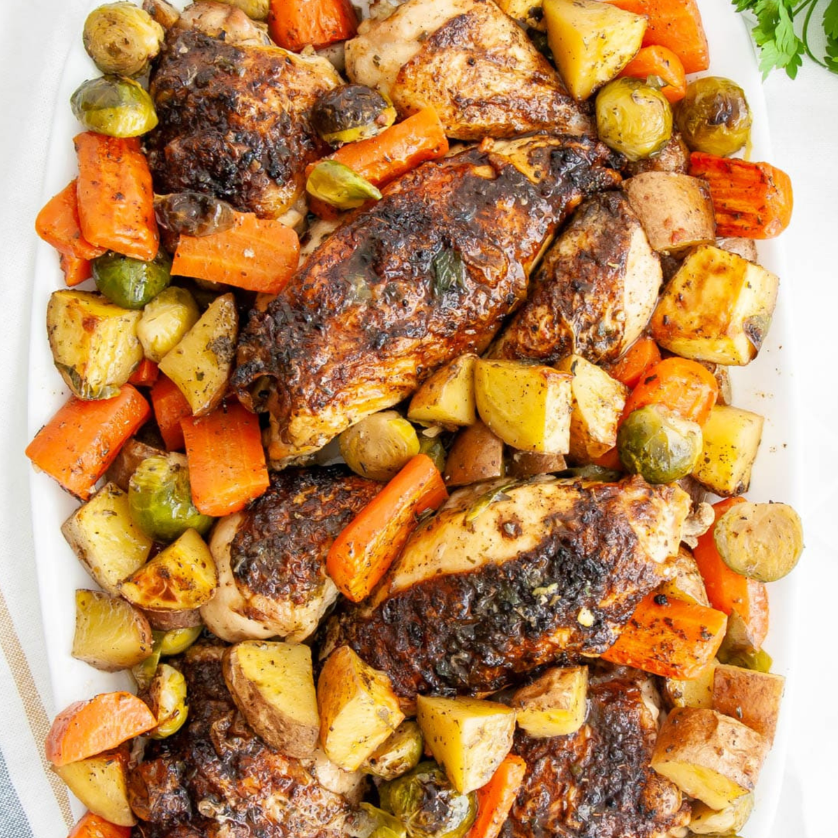 Skillet-Roasted Chicken with Spring Vegetables