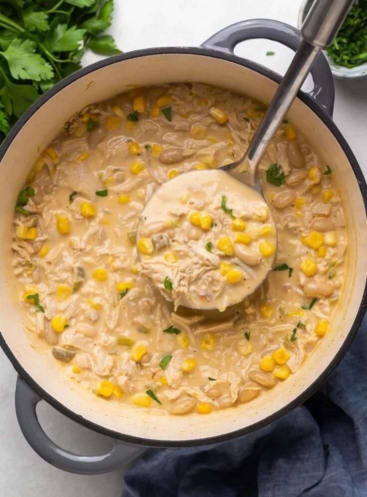 Creamy Comfort: Heavenly White Chicken Chili