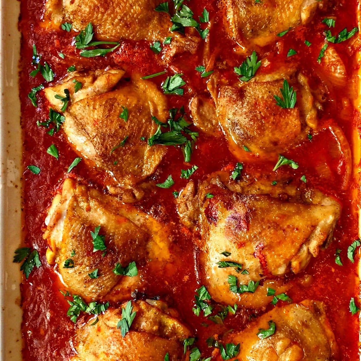 Moroccan-Spiced Chicken with Apricots and Almonds