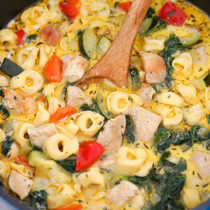 Chicken Tortellini Soup