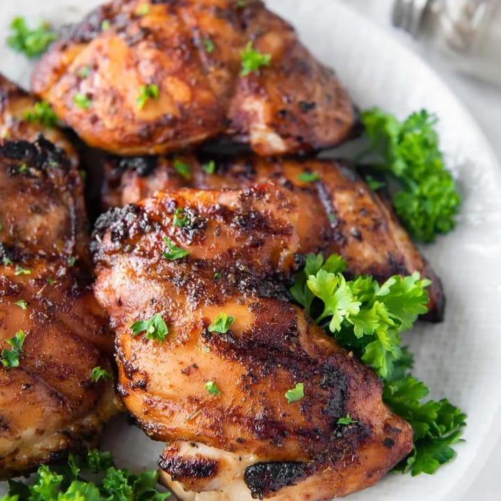 Ancho Chili Grilled Chicken Thighs